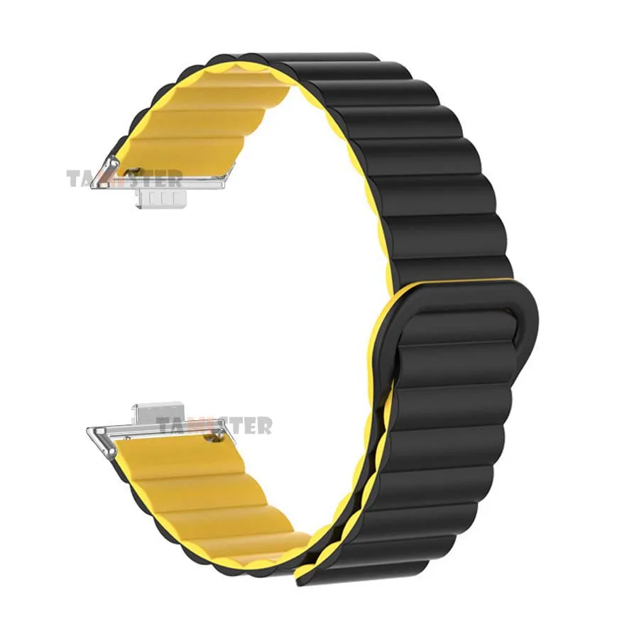 Silicone Magnetic Loop Strap For Huawei Watch Fit 3 Watchband Adjustable Bracelet For Huawei Fit 3 Wristband Correa Accessories