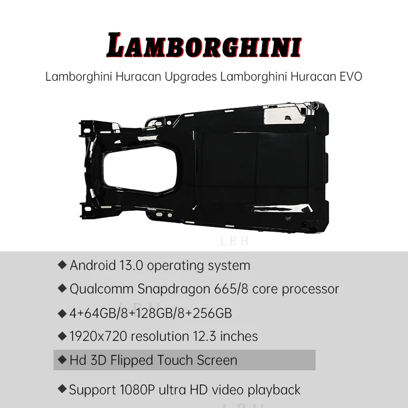 Android Car DVD Player Car Radio Stereo Video Audio Multimedia Player GPS Navigation System for Lamborghini Huracan LP610 -580