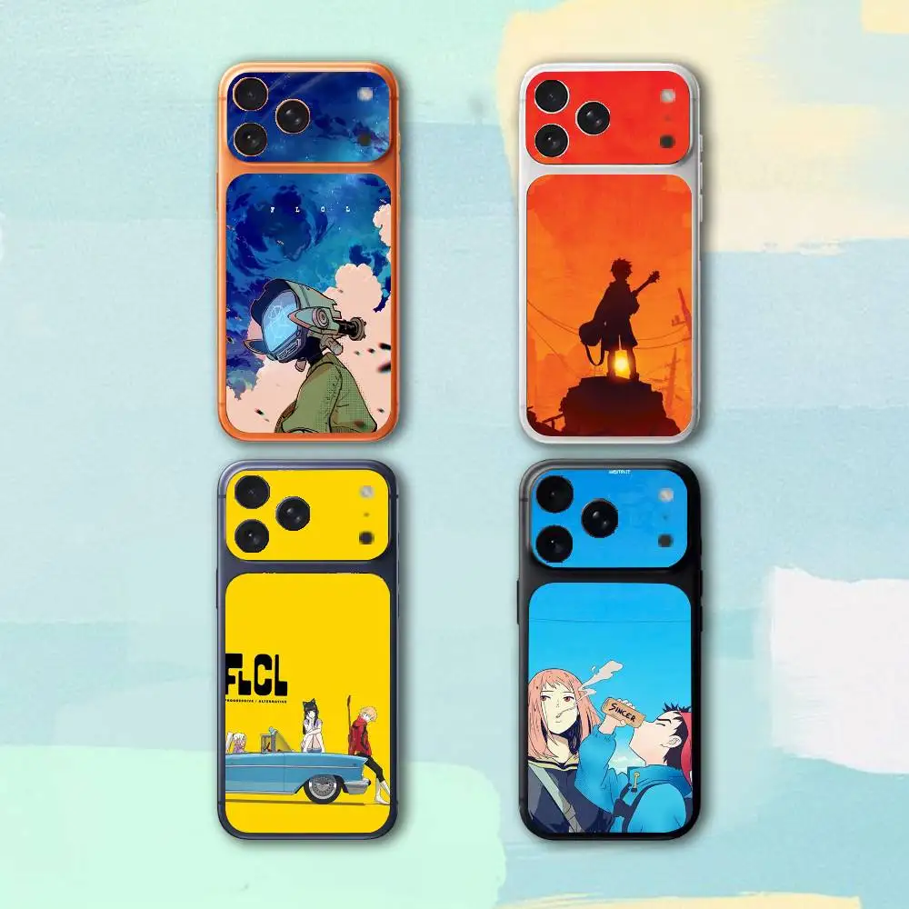 

F-FLCL For Apple iPhone 17Pro,17Pro Max Battry Back Cover with Camera Decal Skin Rear Protective Sticker Film