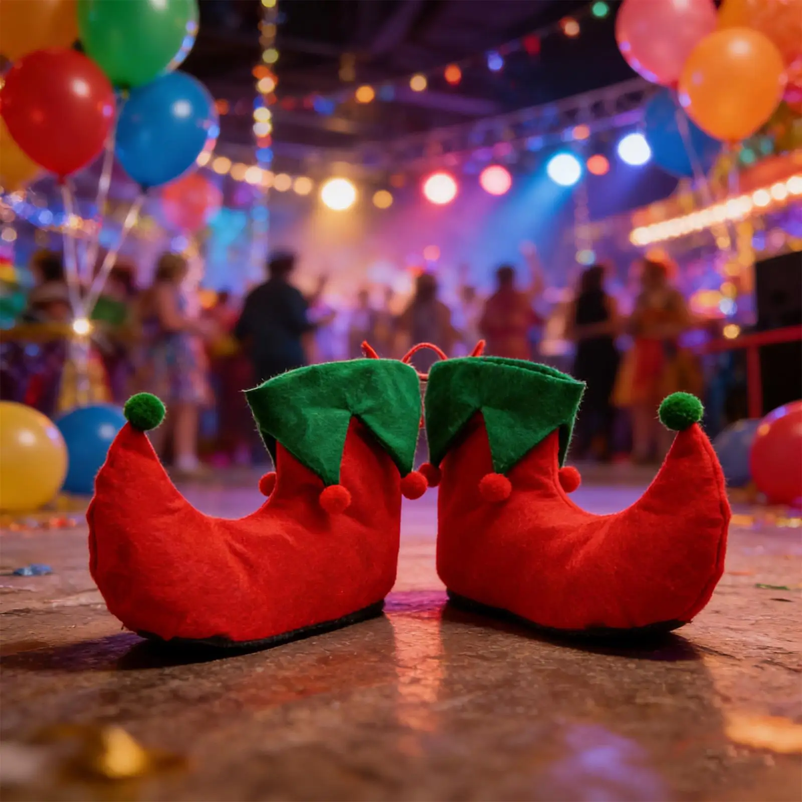 

Christmas Elf Shoes Soft Costume Accessories for Role Performance