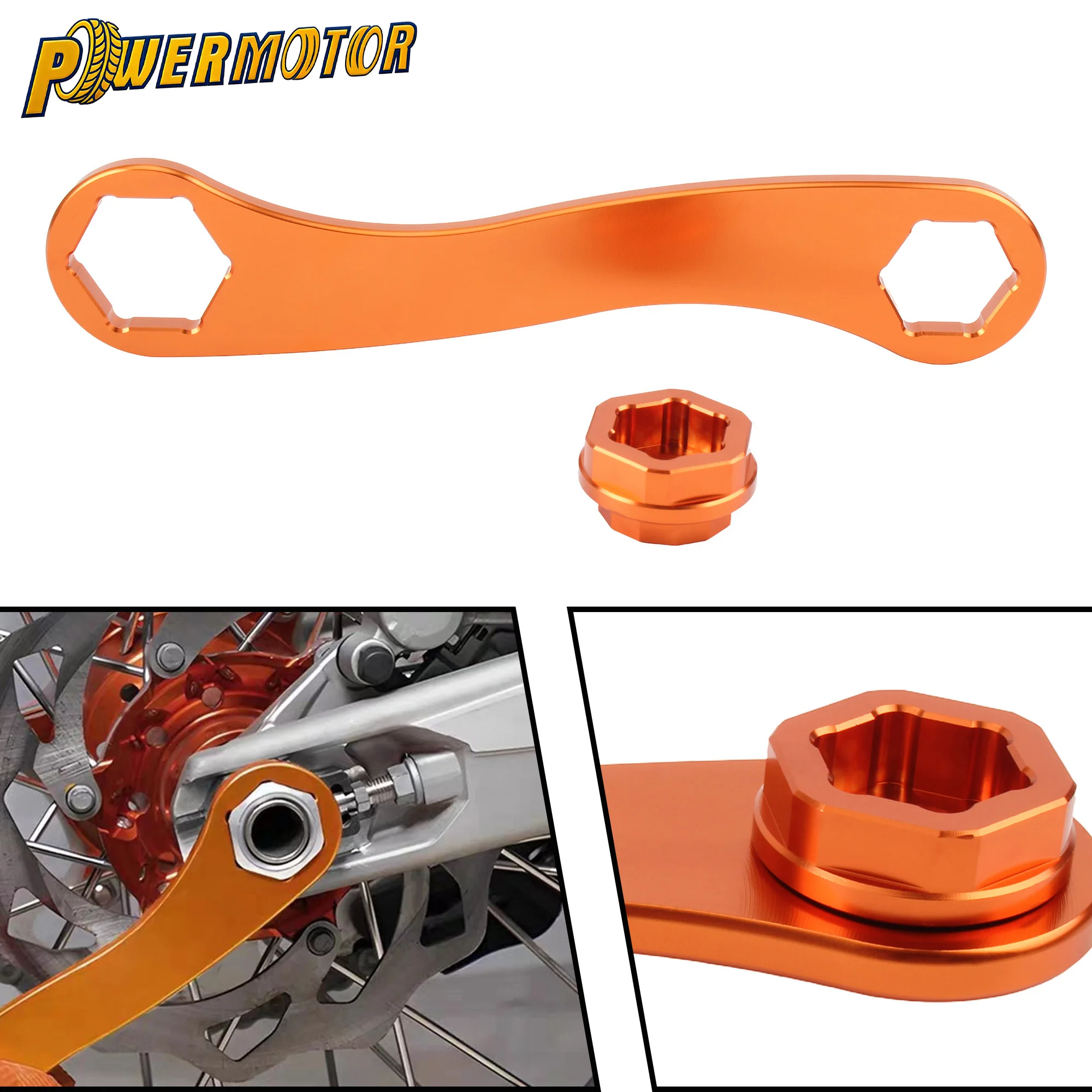 

Motorcycle 17 21 27 32mm Front Rear Wheel Removal Axle Wrench Tool For KTM 125-1290 EXC EXCF XCW XCF SX SXF ADV DUKE 1998-2022