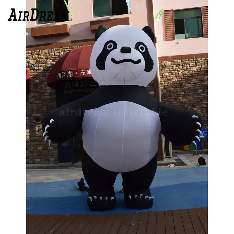 Manufacturers sell cute inflatable panda inflatable white bear toys used in outdoor animal propaganda for advertising