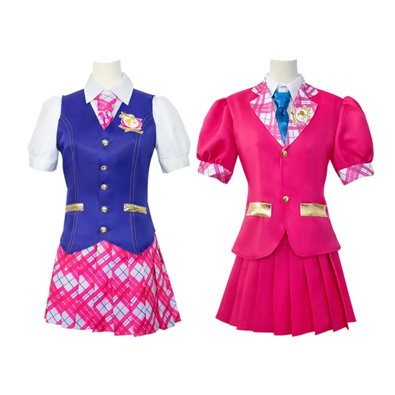 Anime Barbi Princess Charm School Sophia Delancy Cosplay Costume JK Uniform Skirt Suit for Women Halloween Party Outfit