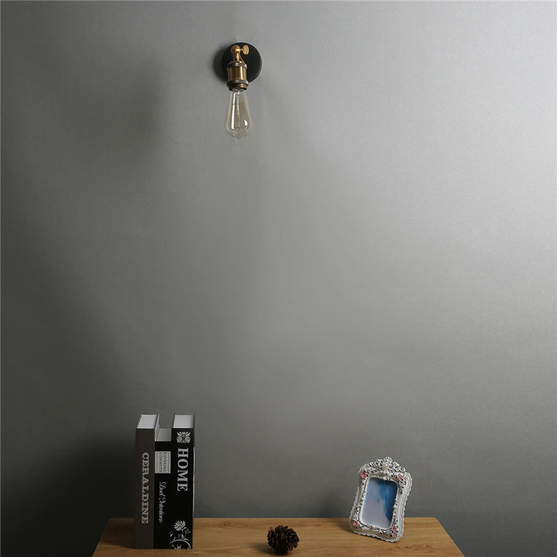 Industrial Wall+lamps Iron Simple Wall Light Sconce Vintage Wall Lamp for Kitchen Loft Living Room Stair Led Lamp Mirror Washer