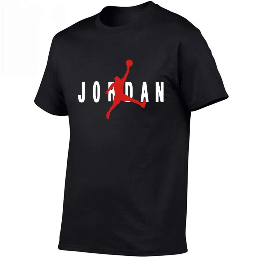 Men's Kids New High Quality Short Sleeve T-shirt Cotton Sweat Absorption Printed Sports T-shirt Men Casual Fashion Short Sleeve