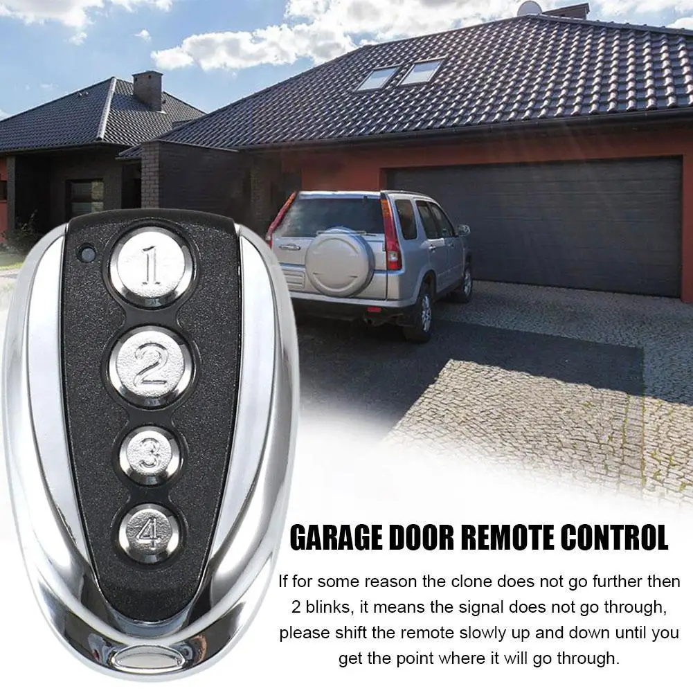 4 Channels Cloning Copy Duplicate Remote Control 433MHZ Clone Fixed Learning Code For Car Gate Garage Door Transmitter Q5L6