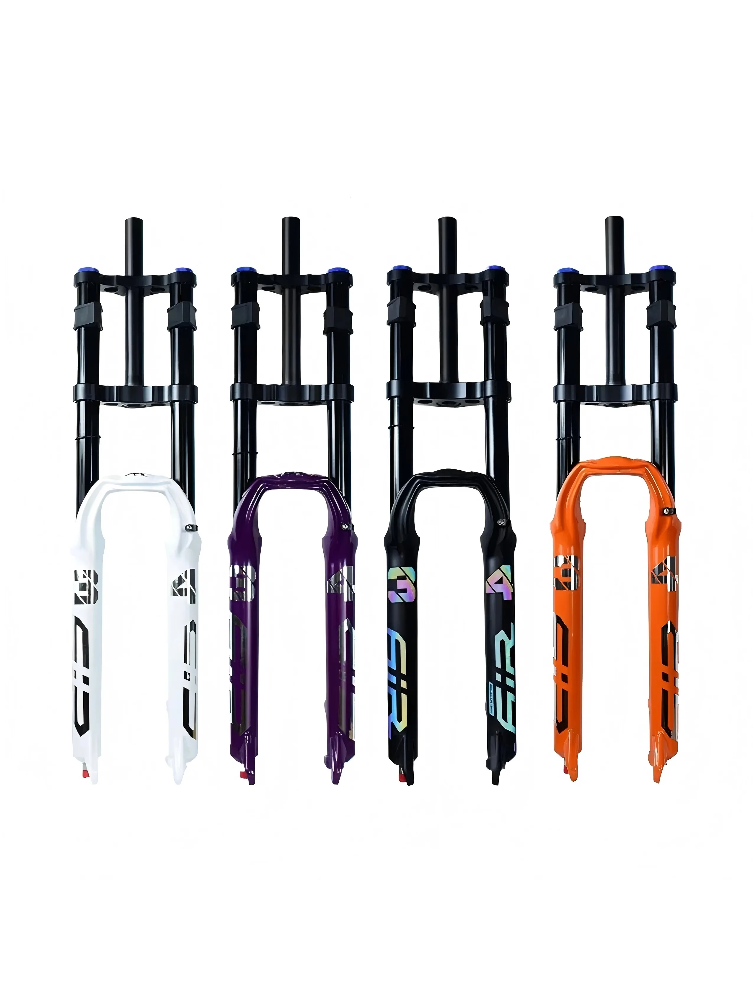 AliExpress NONE Mountain Bike DH Dual Shoulder Air Suspension Fork 26/27.5/29 Inch 34mm XC/AM/Dirt Jump Upper Damping Adjustment No Lockout