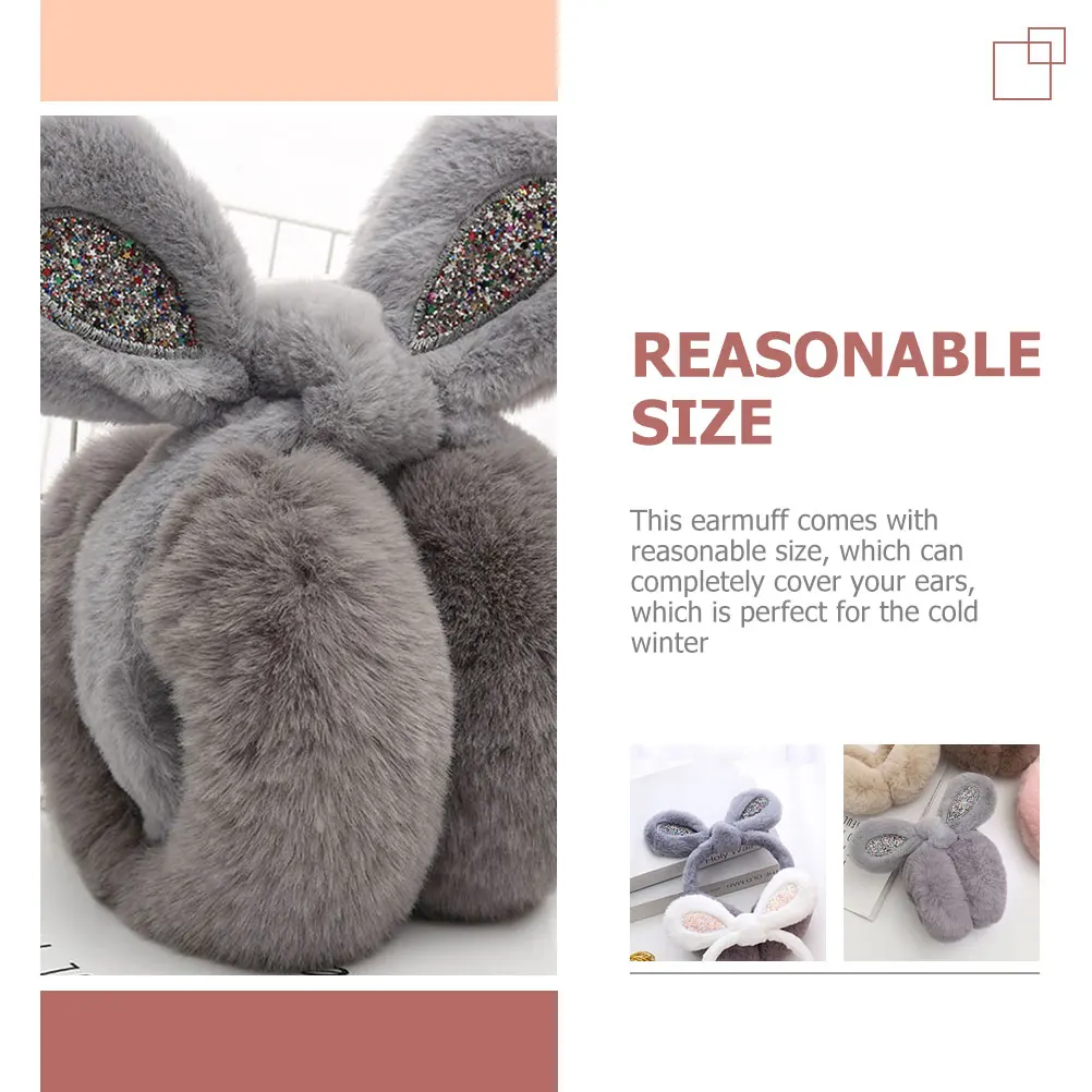 

Lovely Winter Earmuff For Kids Adorable Covers Windproof Warm Muffs Reusable Protectors Christmas Gift For Girls Supple Warmers