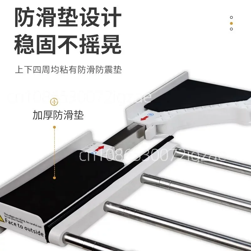 Washer Dryer Stacking Kit Connecting Bracket Stackable Base Universal Pull-out Bracket with Strapping Rope
