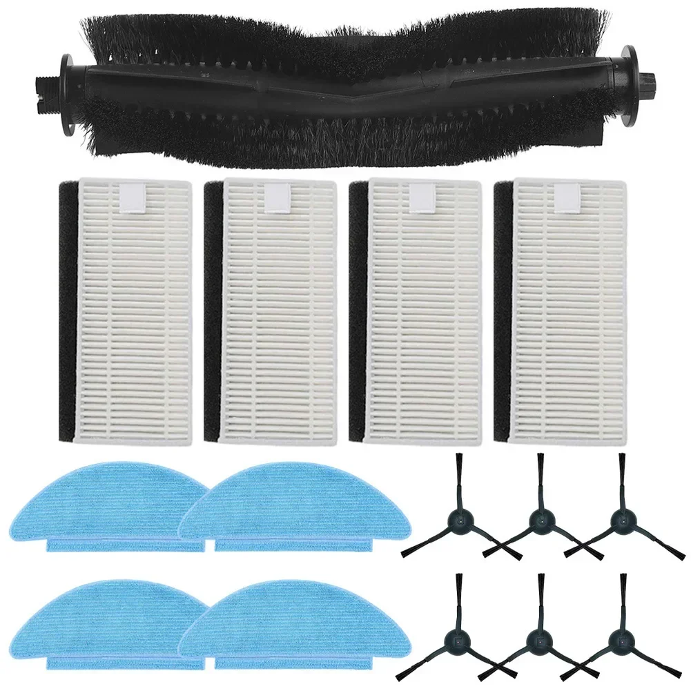 Maintain Peak Performance of your For Tikom L9000 Vacuum Cleaner with this Parts Kit Main Brush Side Brush Filter Pad