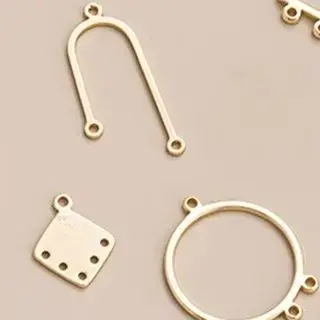 

14-каратное позолоченное несколько колец, геометрические ромбические серьги с кисточками, подвески ручной работы «сделай сам», вешалки для ушей, ювелирные аксессуары