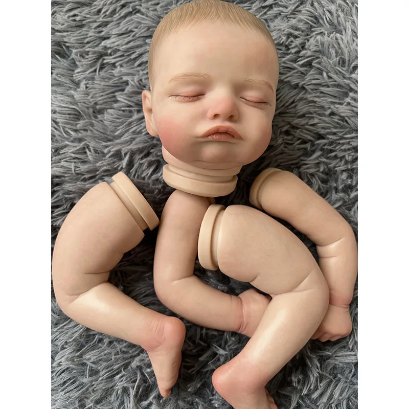 

20inch Already Painted Kit Rosalie Kit Molde Bebê Reborn Real Picture Llifellike 3D Skin Venis Rooted Eyelashes with Cloth Body
