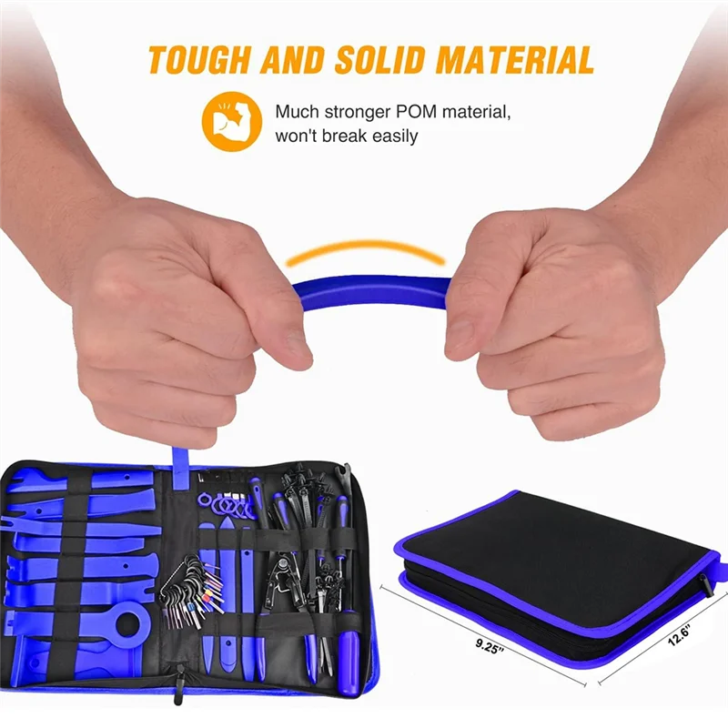 

BHTS-238 шт. Инструменты для снятия обшивки, набор зажимов для автомобильного штифта для бампера, набор зажимов для снятия автомобильной панели, радиоприемник, зажим для автомобиля, клемма