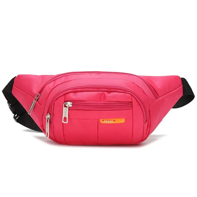 The New Sports Waist Bag for Men and Women with The Same Casual Canvas One-shoulder Messenger Bag Outdoor Waterproof Chest Bag