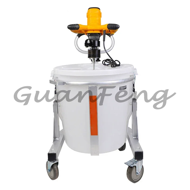 80L cement mixer self-leveling mixing station 2050W convenient and affordable portable home