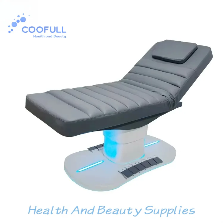 Coofull Professional Beauty Salon Full Body Spa Spine Luxury Heavy Duty Curved Electric Remote Adjustable Massage Tables Bed