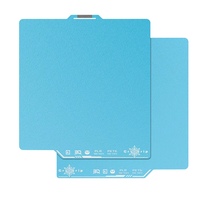 BIQU 257mmx257mm Panda BuildPlate CryoGrip Pro for Bambu X1/P1/A1 - Double-Sided 7-Layer Composite with Spring Steel