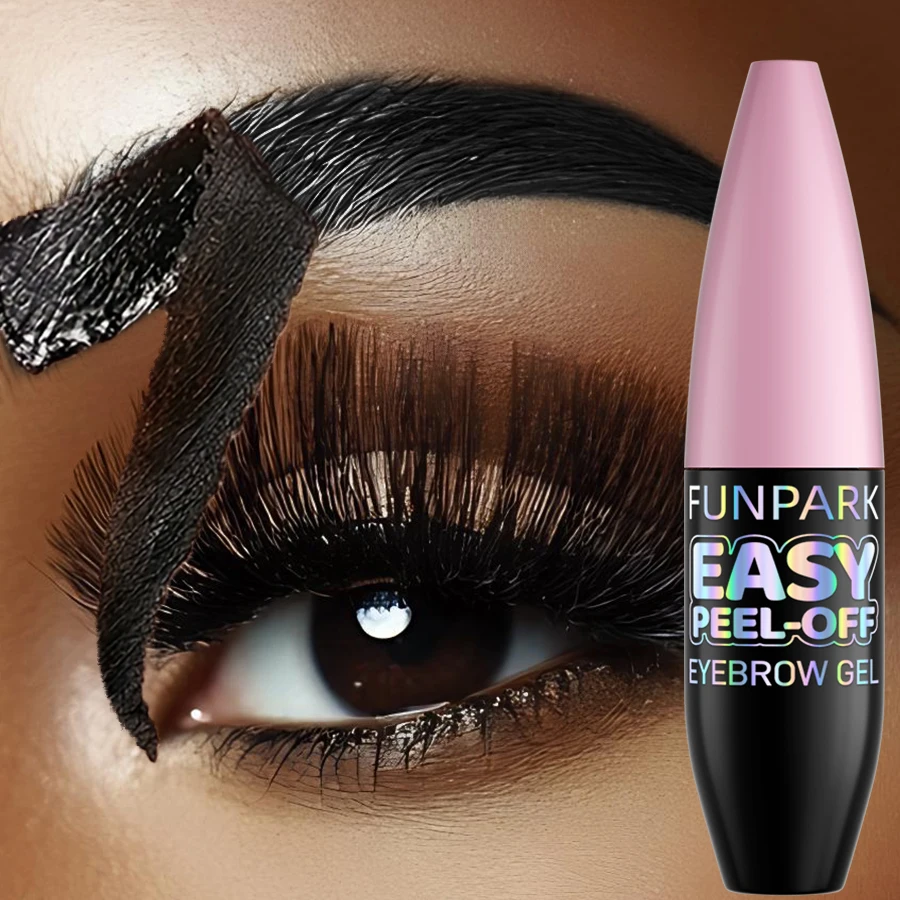 Teinte de tatouage imperméable pour sourcils, 5 couleurs, avec pochoirs, teinte semi-permanente, Gel à sourcils longue durée, maquillage, cadeaux