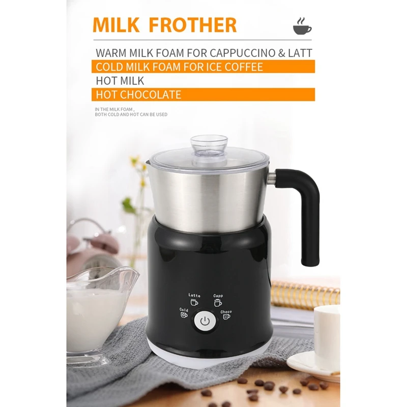 1 pz montalatte elettrico a vapore montalatte caldo e freddo montalatte automatico a vapore e montalatte per Latte US Plug