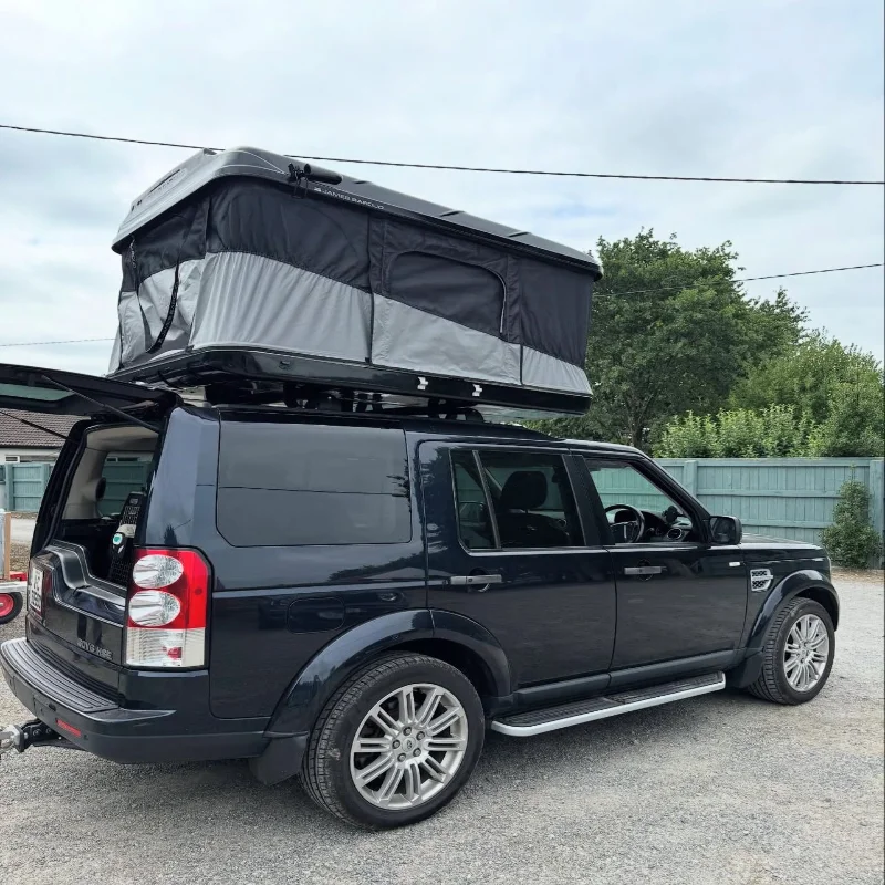 2人用防水アルミ折りたたみ式車ルーフトップテントピックアップ - Roof Top Tent Hard Shell 2 Person のレビューと価格