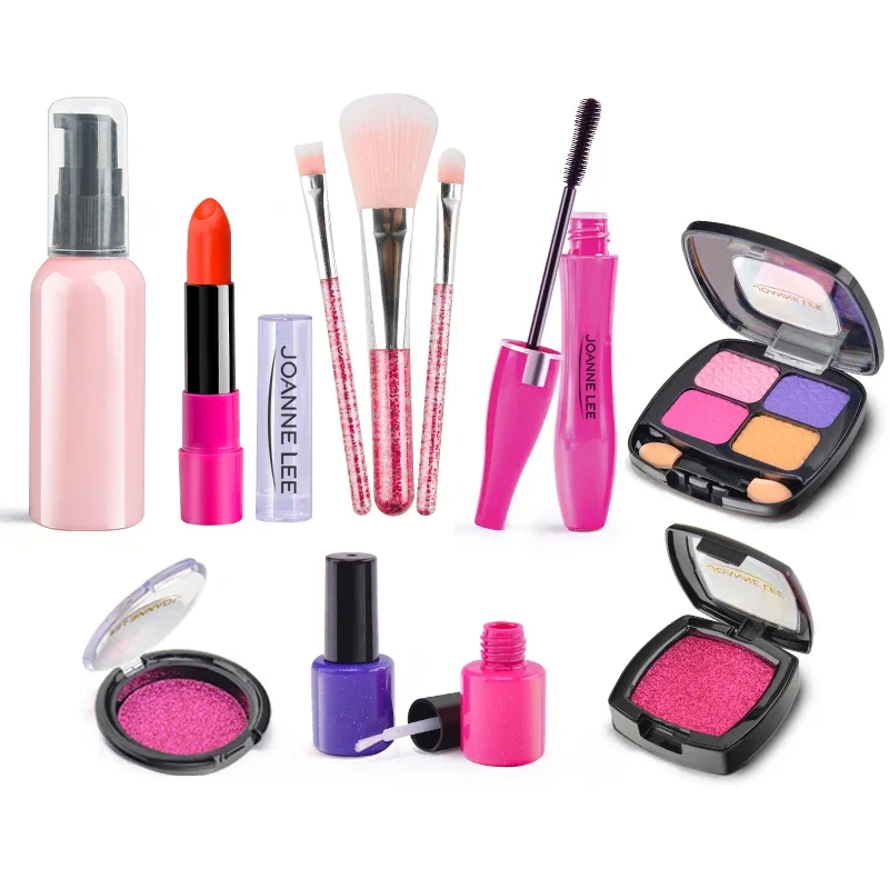 Kids Toys Simulation Cosmetics Set Pretend Makeup Toys Girls Play House Simulation Make up Educational Toys for Girls Fun Game