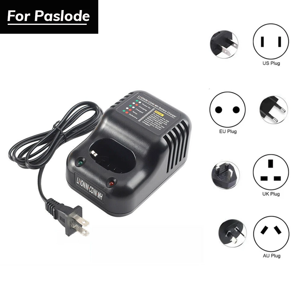 Charger Nail 6V 7.2V Li-ion Battery Ni-MH Ni-CD Battery Charger For Paslode 404717 B20544E BCPAS-404717 902654 Dvisi