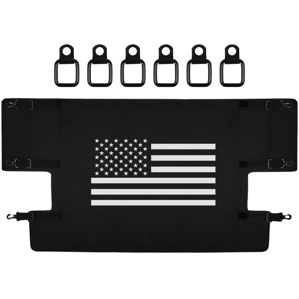 

For Jeep Wrangler JL JLU 2018-2019 4-Door Rear Cargo Rack Cover Shield Trunk