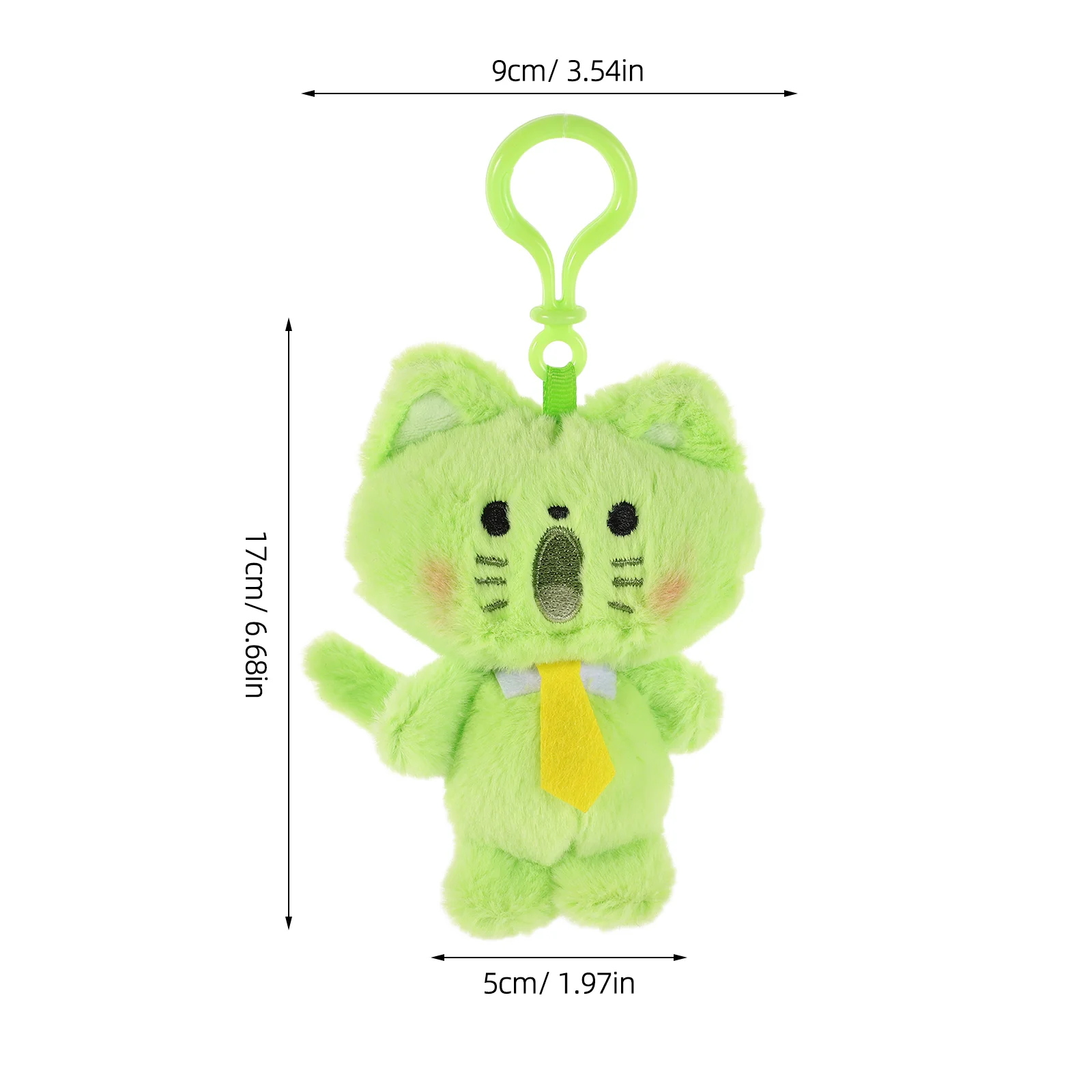 Gato chaveiro bonito kawaii saco de pelúcia pingente decoração gato chaveiro para mochila bolsa chave titular acessório