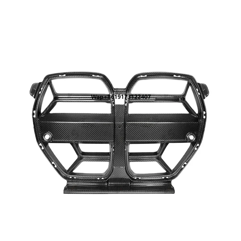 

ZS CSL Style Carbon Fiber G80 M3 Car Grille for G8X G82 G83 M4 Competition Sport 2020+ Front Bumper Air Intake Grille