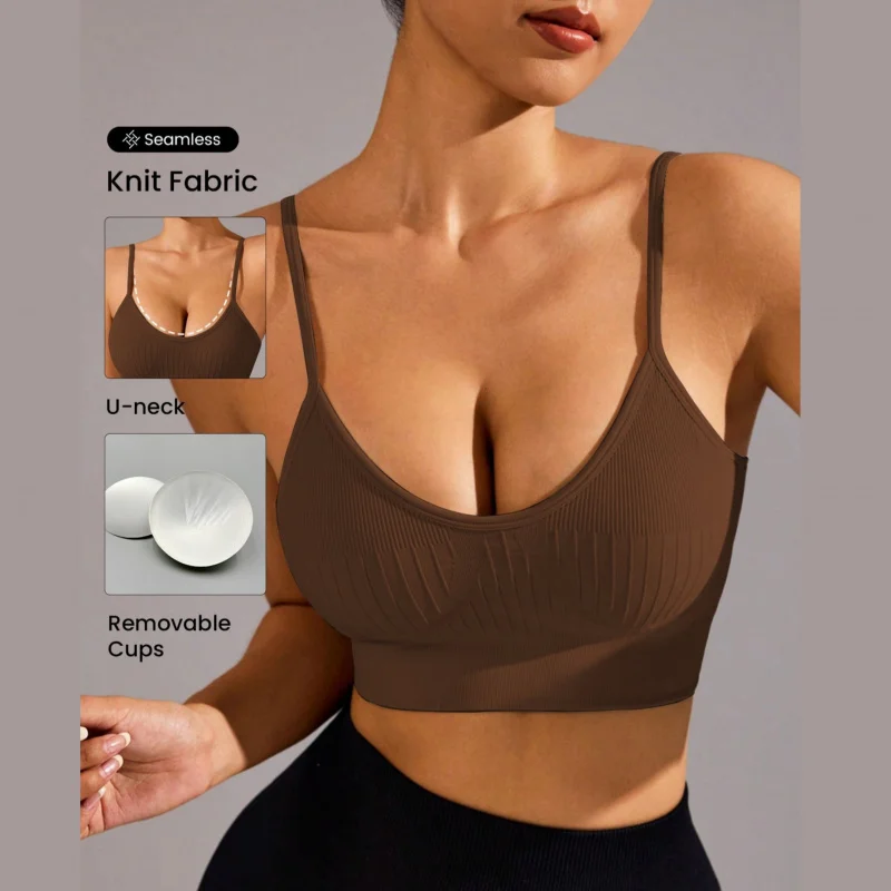 

S-L Seamless Threaded fabric Brassiere Bras For Women Full Cup Breathable Bralette Wire Free Sleep Bra Tube Top For Sports Bra