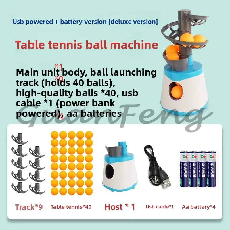 Simple Table Tennis Serve Machine Practice Electrical Head and Backhand Kill Ball Practitioner