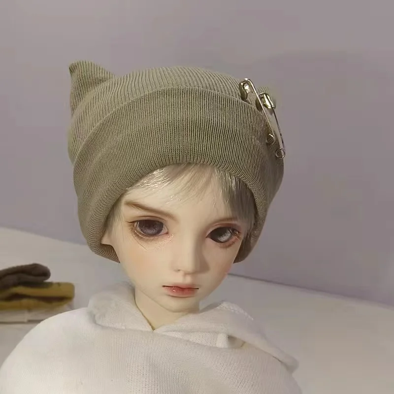 

New BJD Doll Cap 1/3 1/4 1/6 Doll Hat Fashion Doll Accessories Multiple Colors Cat Ears Styling Cap For Doll Gift