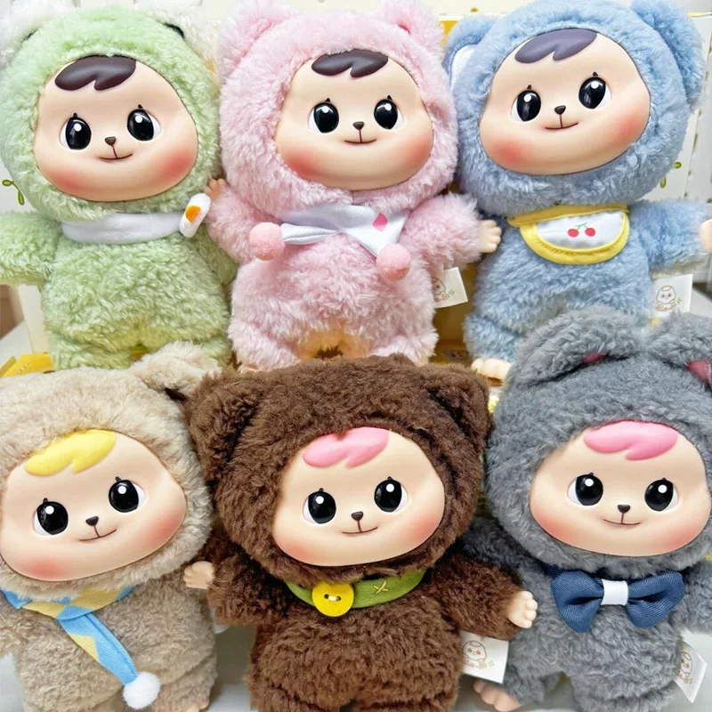 

Bao-ao Vinyl Plush Doll Action Figure Cuddle Bear Rabbit Figure Joint Movable Anime Figurine Bag Pendant Collection Doll Kid Toy