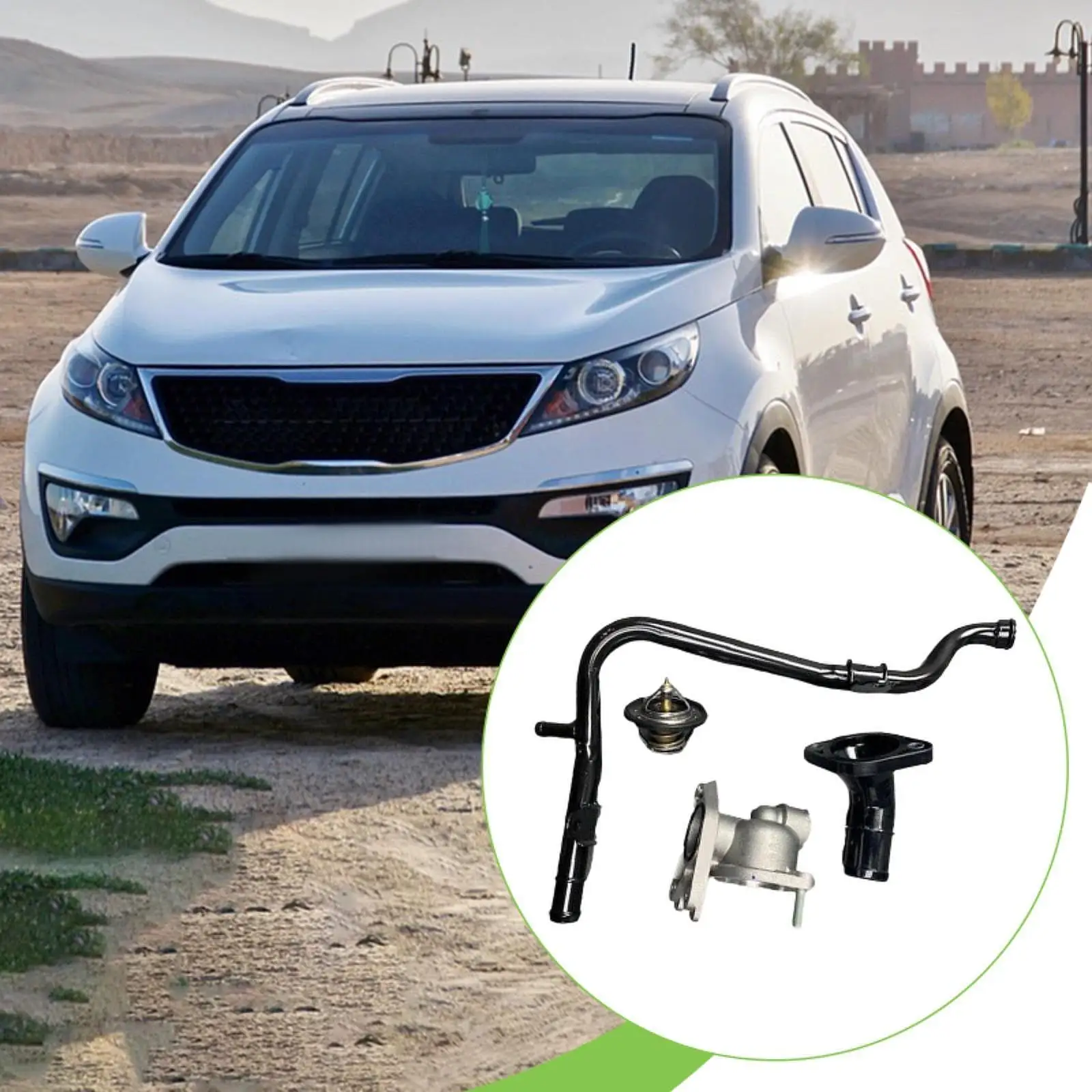 

Thermostat Housing and Coolant Pipe 2563003100 for Hyundai i10 07-20