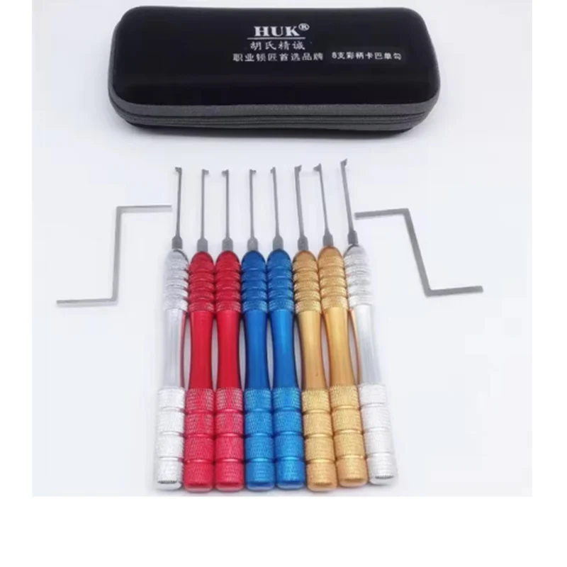 

Набор отмычек HUK 6 Cut Premium Tibbe FO21 Premium 4 f-ord & Decoder, профессиональные инструменты для вскрытия замков