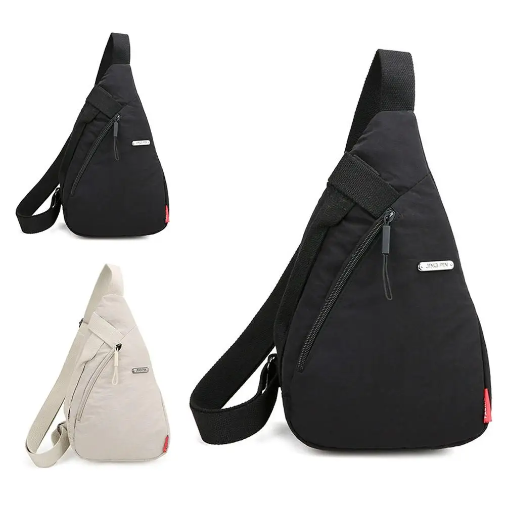 Bolso de pecho para hombre y mujer, bolso de un solo hombro de gran capacidad, bolso cruzado deportivo para ciclismo, bolso de pecho Unisex para viajes y senderismo