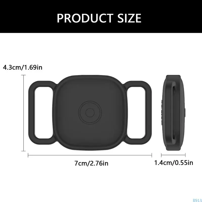 R91a شامل درع السيليكون حامي مقاوم للماء السكن للبلاط من Life 360 ​​(2024) المتتبعين للركاب العاديين