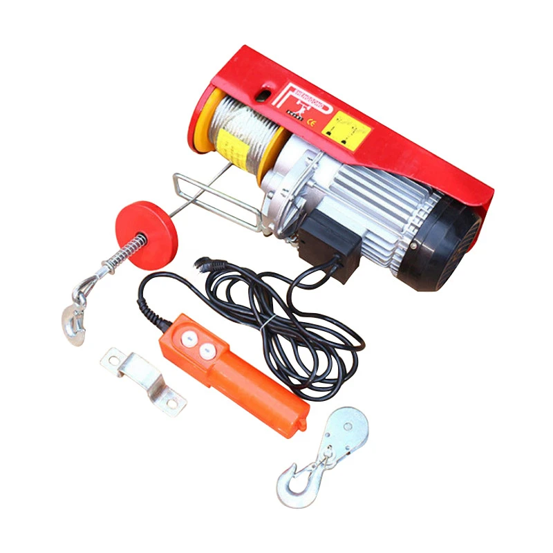 Construction Site Micro Electric Hoist 220V 12M Household Small Crane Electric Hoist