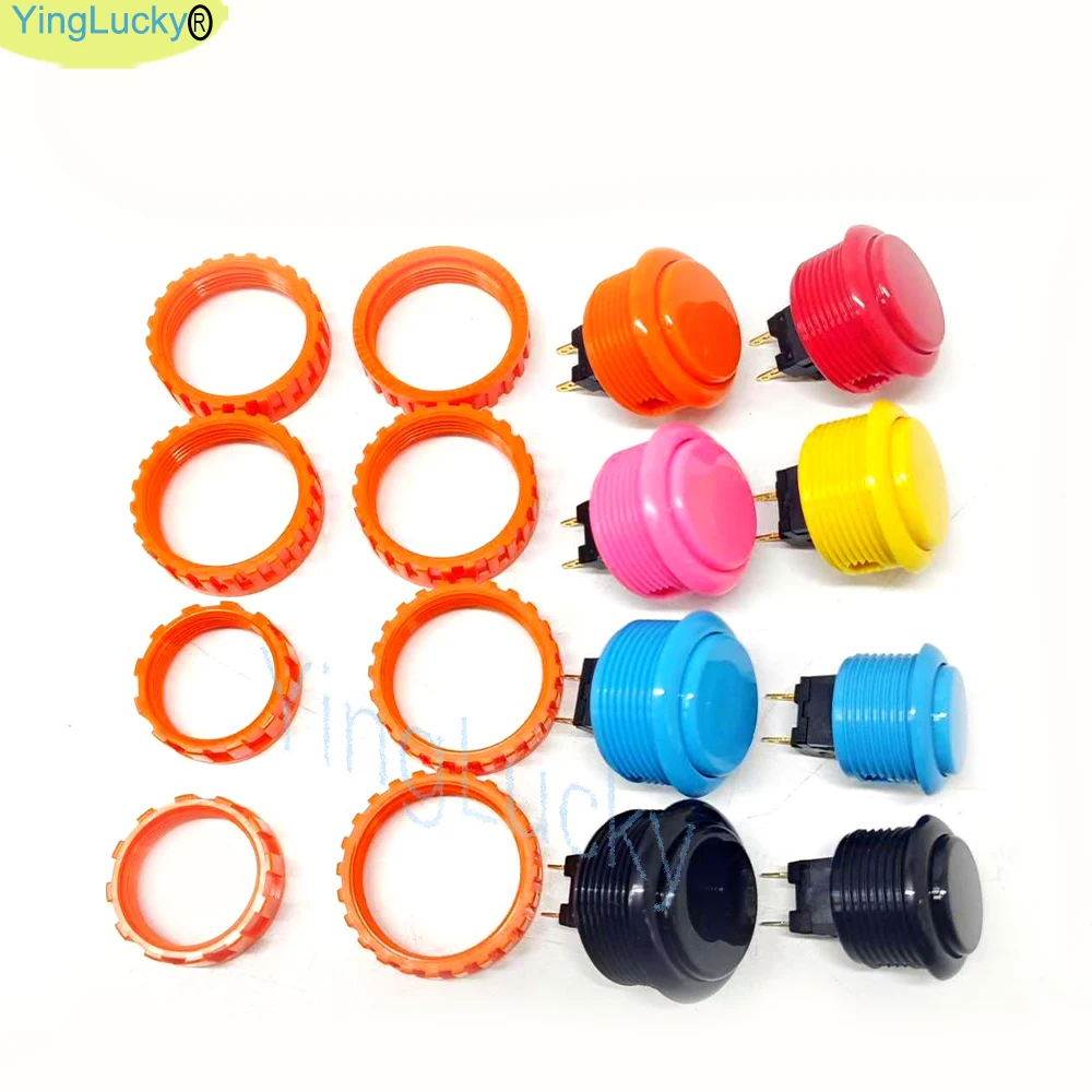 SANWA OBSN 30mm 24mm Original Japan SCHRAUBE Typ Runde Push Button Arcade Null Verzögerung Für PC Joystick PS3 XBOX Arcade Spiel Maschine – Detail 7