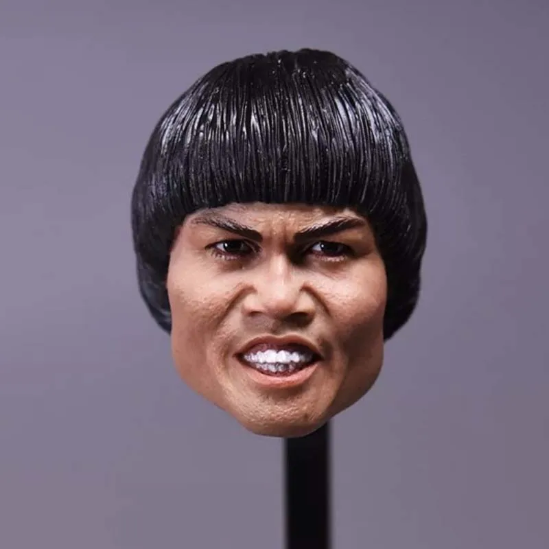 

1/6 Scale Bobby Yip Head Sculpt King of Comedy Asian Ugly Man Soldier Head Carving Model Toy Collection