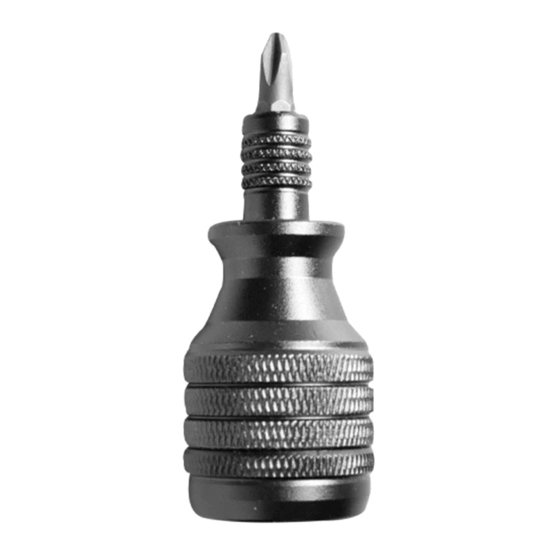 Convenient Magnetic Bit Holder Tool Screwdriver Tool Versatile Screwdriver Set Aluminum for Easy Screwdriving Drop Ship