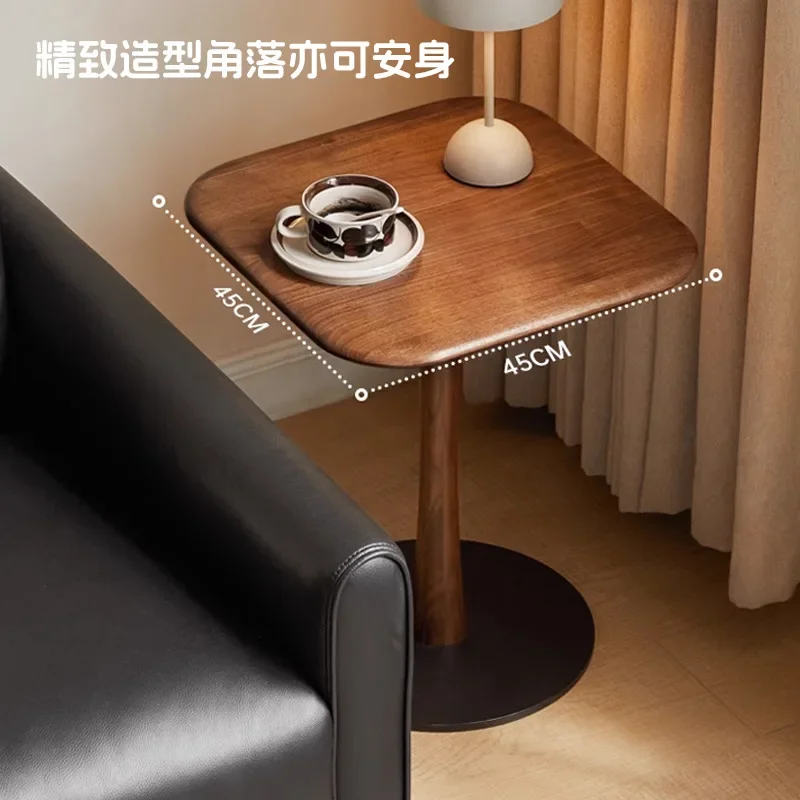 Borda de madeira maciça alguns sala de estar novo sofá chinês lateral, mesa casa pequeno apartamento, nogueira preta pequeno quadrado alguns