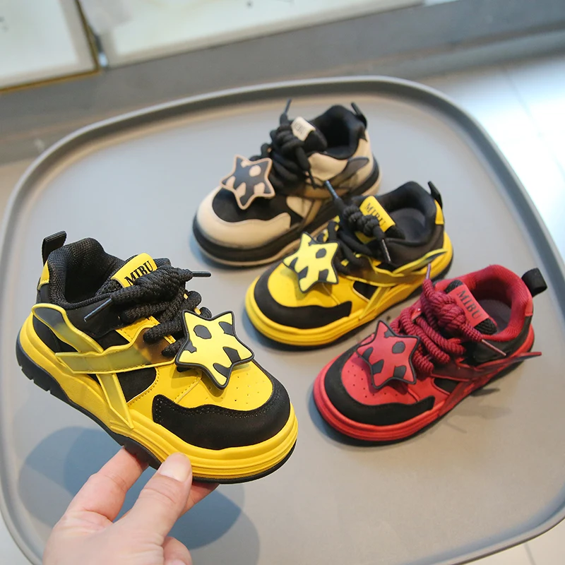 

Four Seasons Children's Sneakers Girls Boys Non-slip Sport Shoes Toddler Non-slip Sneakers Casual Soft Shoes Kids Outdoor Shoes
