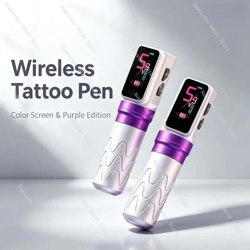 3 Speed Adjustable Tattoo Pen All in One Machine, Rotary Tattoo Gun for Dot Work Lining Shading Body Art Supplies