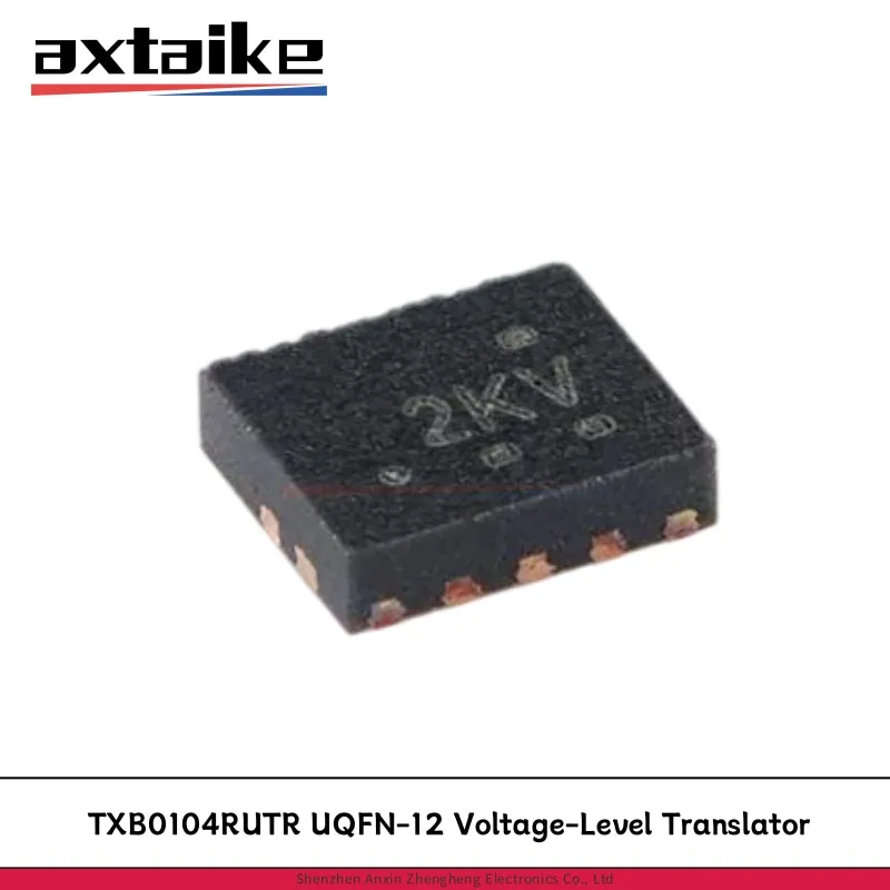 

10PCS TXB0104RUTR UQFN-12 marking：2KR 2KV SMD 4Bit Bidirectional Voltage-Level Translator With Automatic Direction Sensing IC
