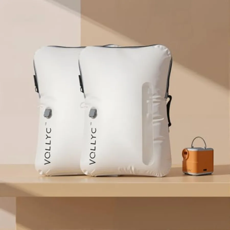 

Travel Vacuum Bags with Pump 25L Large Capacity Vacuum Bags for Travel IPX7 Waterproof Open Zipper Reusable Travel Essentials C