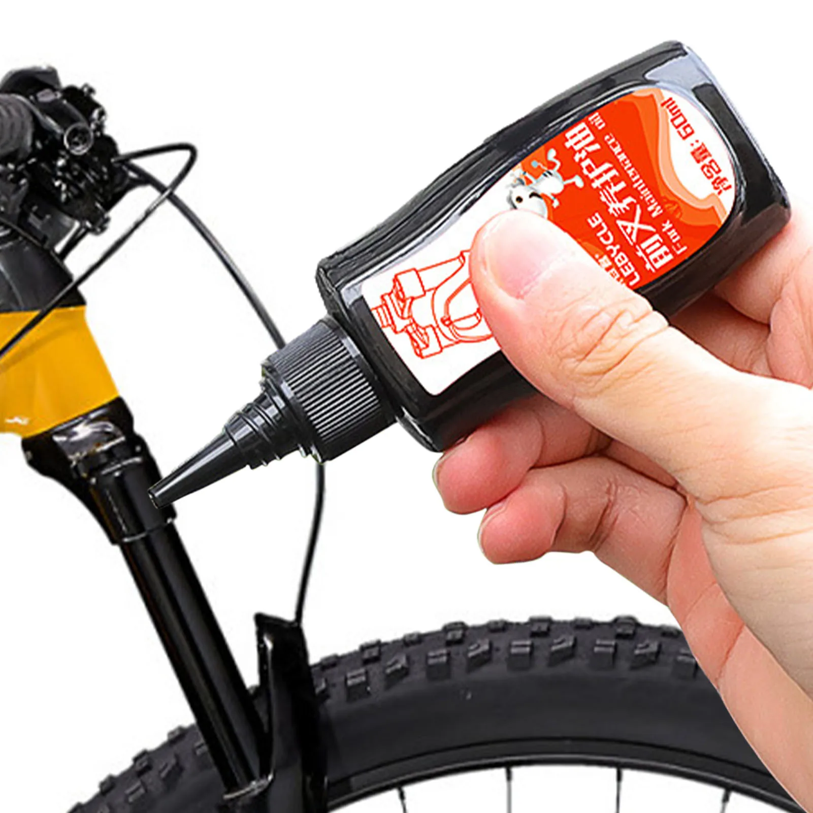 

60ml Bike Grease Lubricant Mountain Bike Forks And Shocks Bicycle Oil Forkboost Lube Lubricating Oil for Suspension Dust Seals