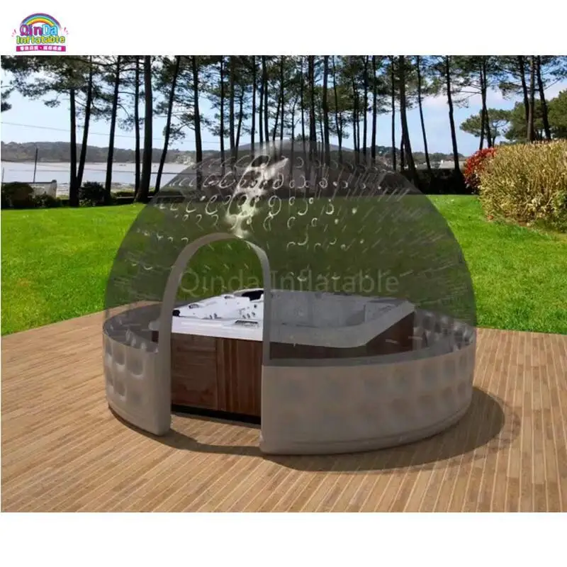 Bubble Inflatable Hot Tub Spa Solar Dome Cover Tent Structure