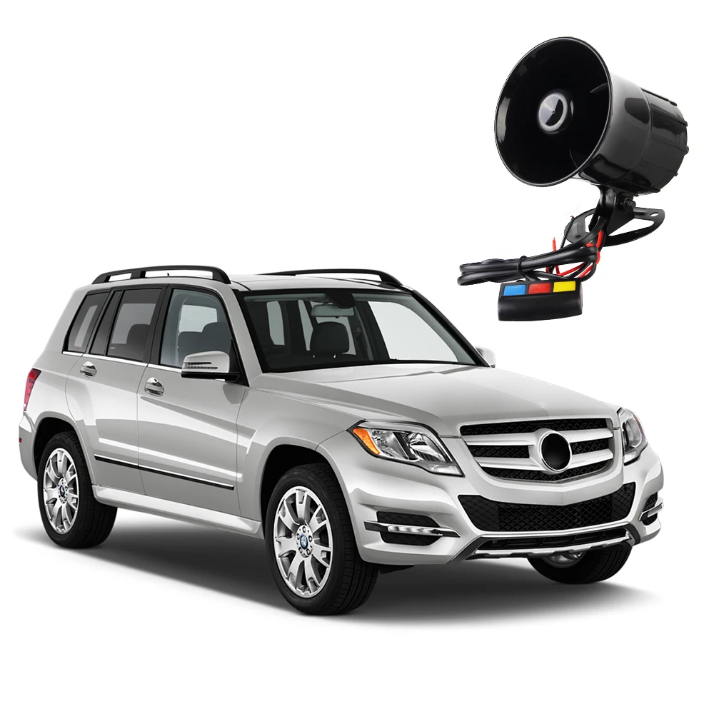

Loud Speaker 110dB 12V 3 Tone Sound Motorcycle 3 Sounds Horn Loud Car Horn Motorcycle Warning Alarm Siren Horn