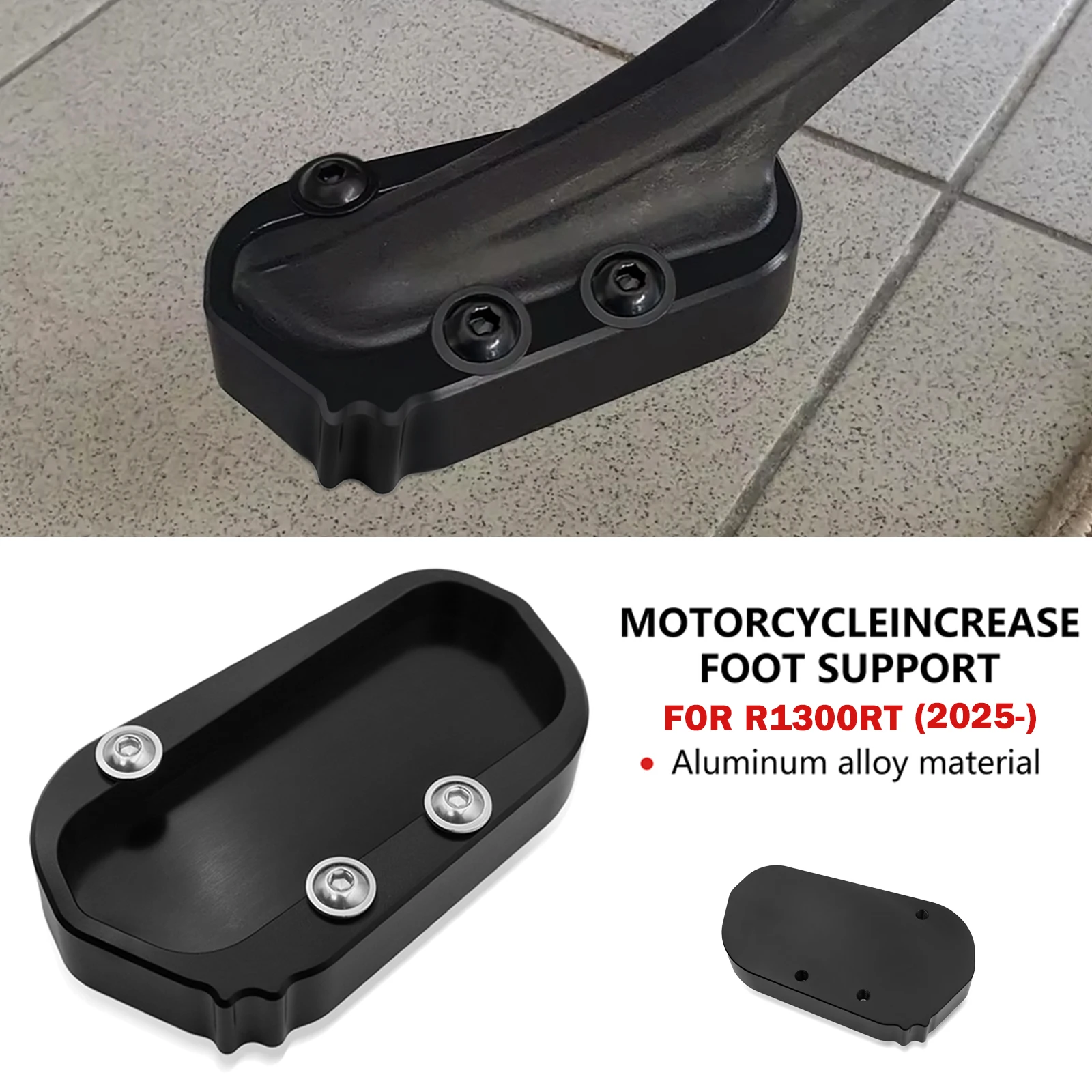 For BMW R1300 RT R 1300 RT R 1300RT R1300RT 2025 Kickstand Enlarge Plate Pad Foot Side Stand Motorcycle Accessories